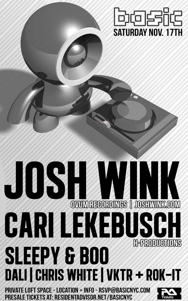 Basic - Josh Wink and Cari Lekebusch - Página frontal