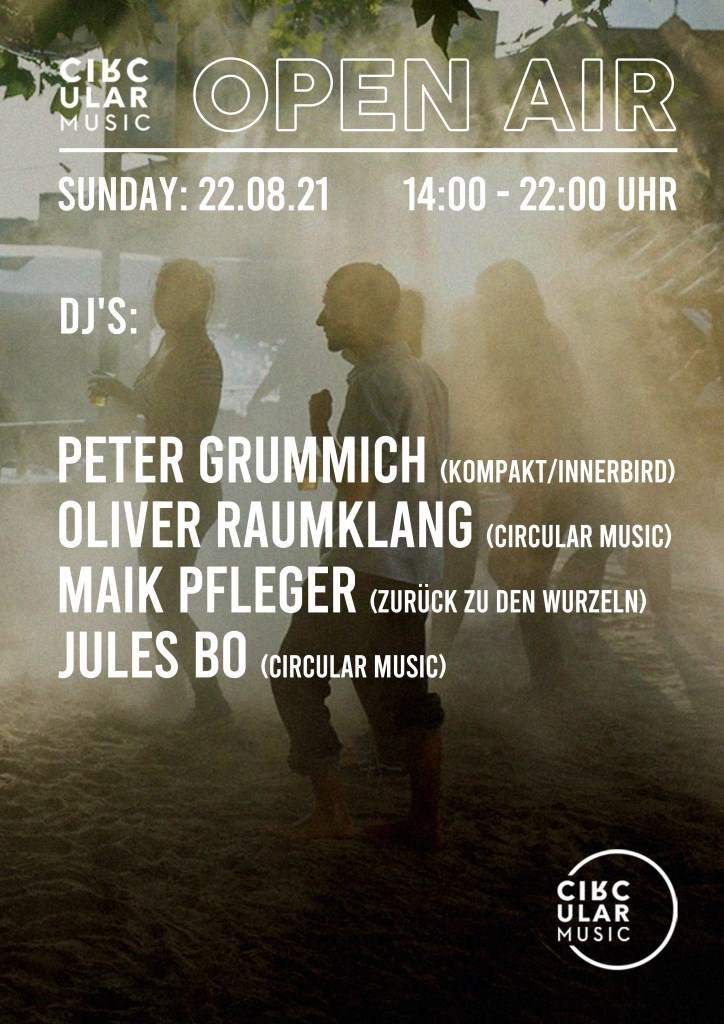 Circular Music *Open Air* with Peter Grummich and More - フライヤー表
