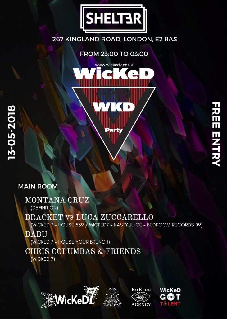 Wicked Party - フライヤー表