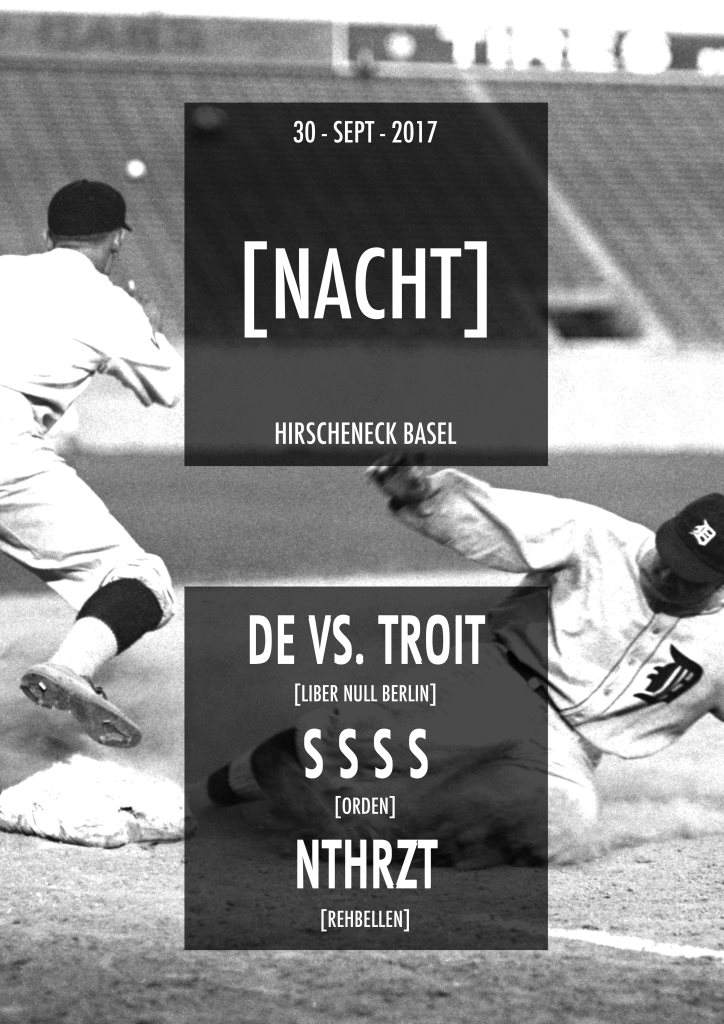 Nacht • DE vs. Troit / S S S S / Ntrzth - Página trasera