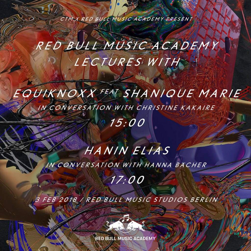 RBMA Lectures with Equiknoxx & Hanin Elias - フライヤー表