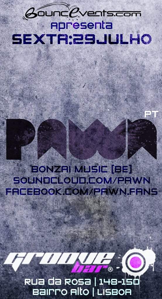 Bouncevents presents: Pawn - Página frontal