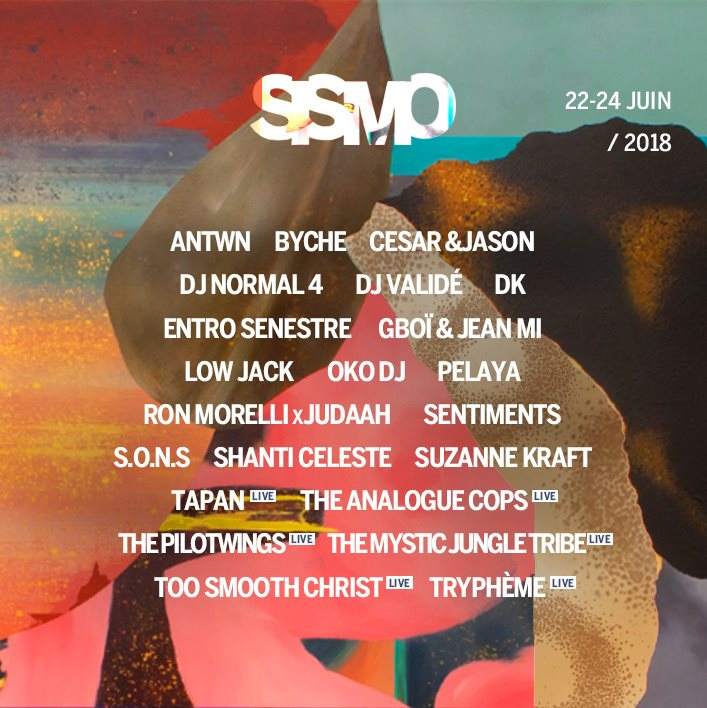 Sismo Festival 2018 - フライヤー裏