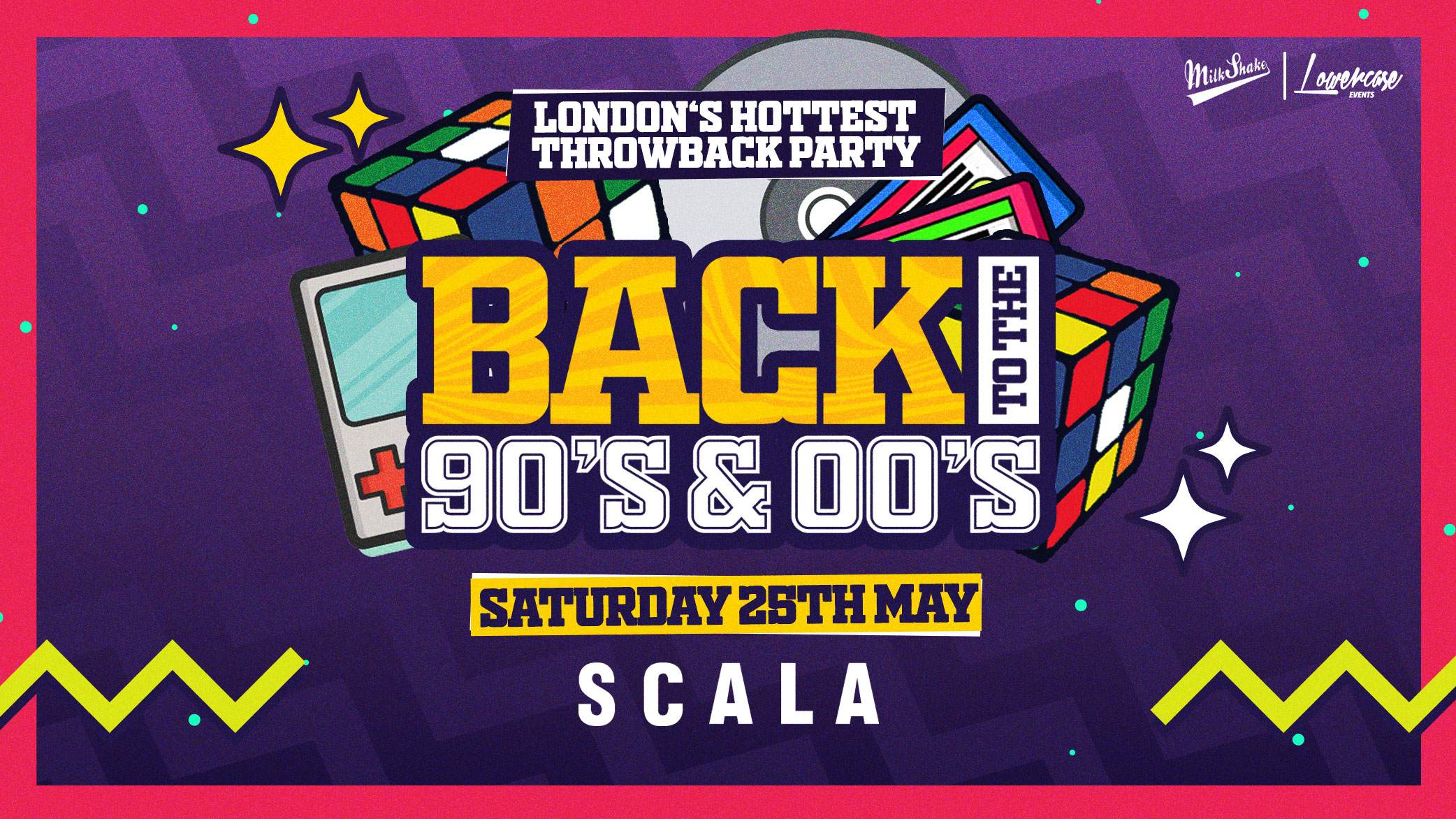 Back to the 90s & 00s Throwback Rave - Página frontal