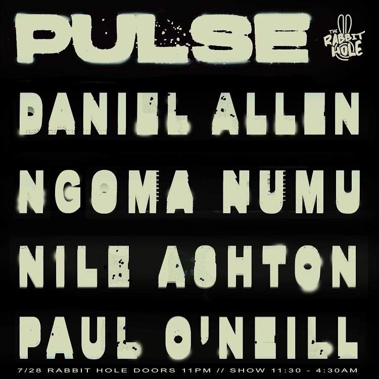 PULSE… Underground - フライヤー表