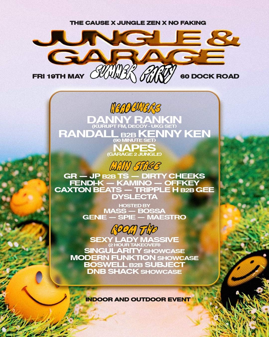 The Cause x Jungle Zen: Jungle & Garage Summer Party with Randall, Kenny Ken, Danny Rankin - Página frontal