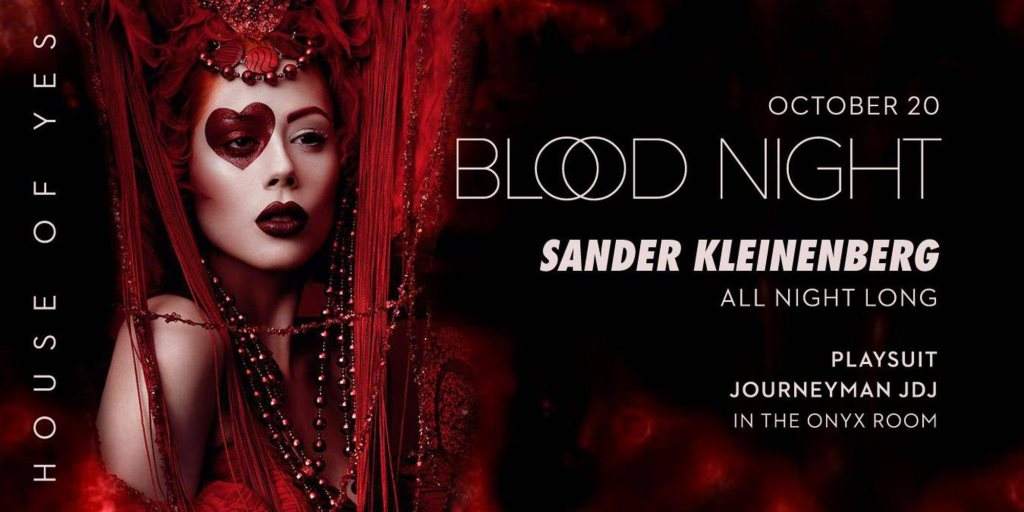Blood Night with Sander Kleinenberg All Night - Página frontal