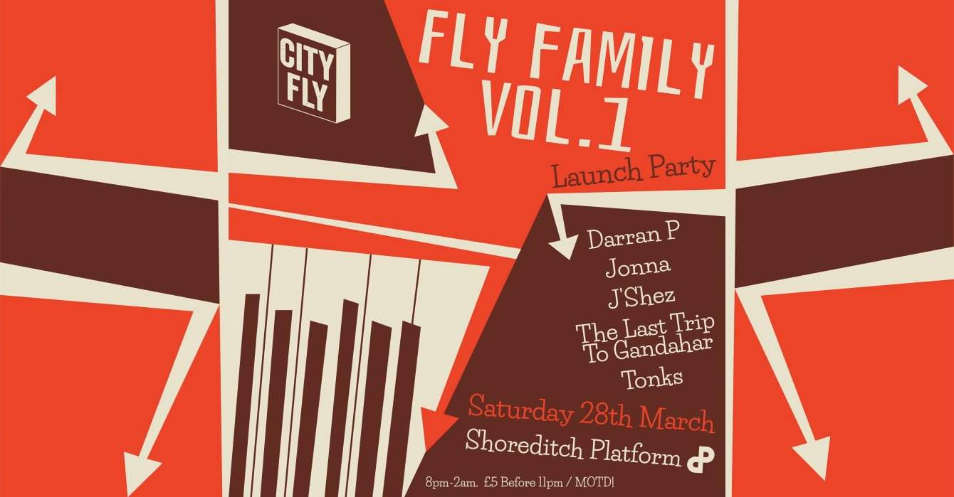 City Fly presents Fly Family Vol.1 Launch Party - フライヤー表