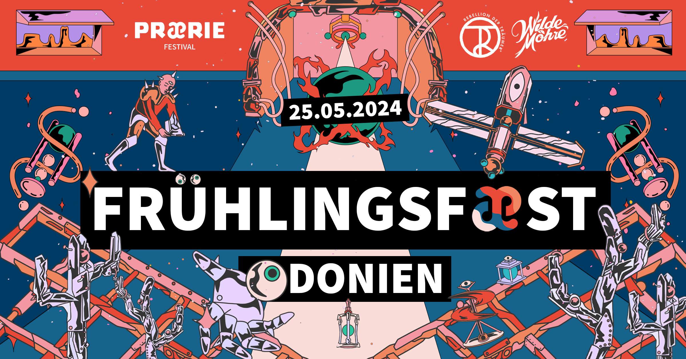 Frühlingsfest with Prærie Festival, Rebellion der Träumer & Wilde Möhre Festival - Página frontal