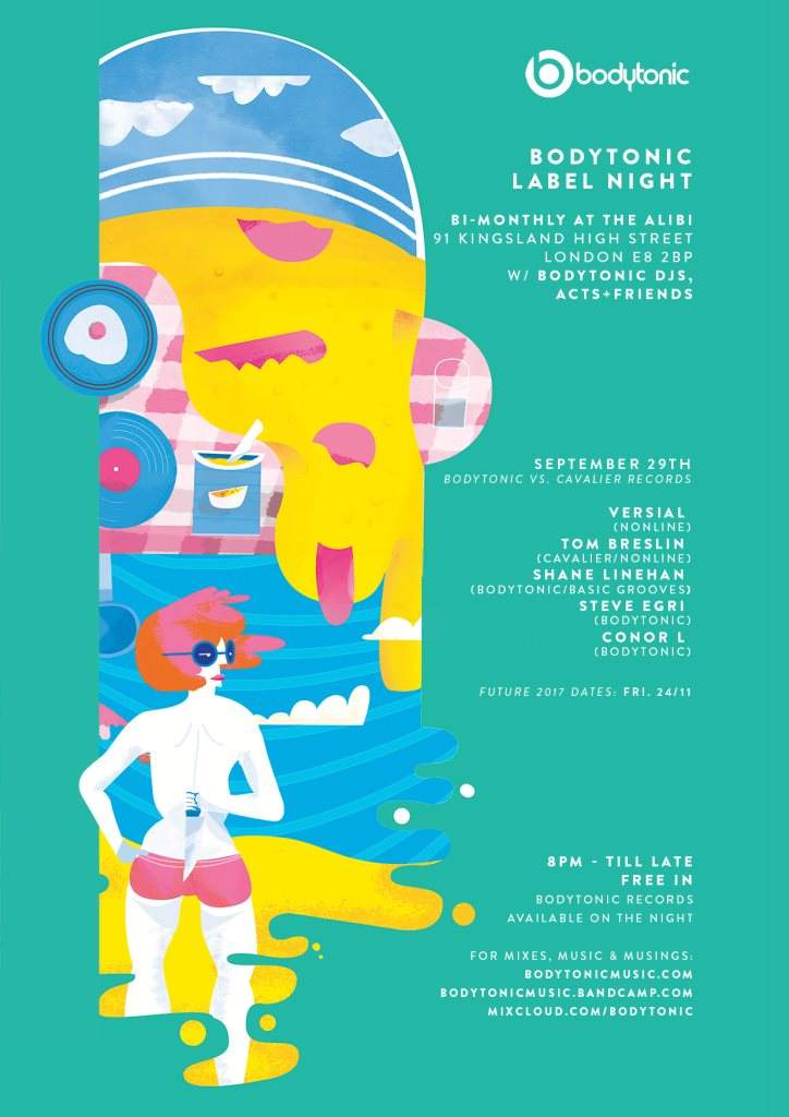 Bodytonic Label Night with Cavalier Records & Nonline DJs em The Alibi ...