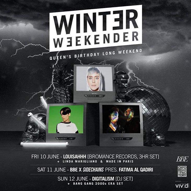 Winter Weekender feat. Fatima Al Qadiri - Página frontal