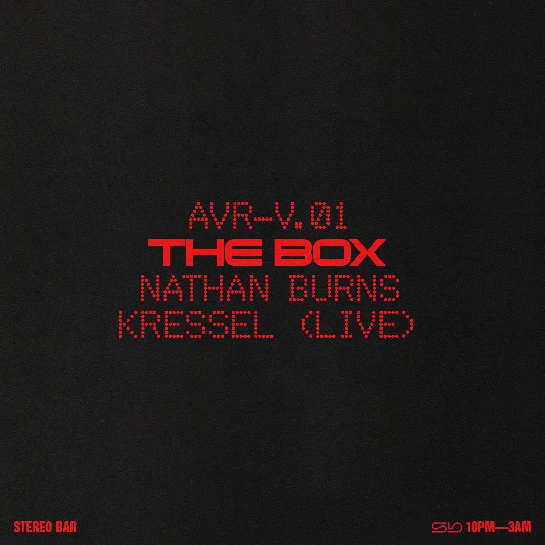 The Box: Nathan Burns - Kressel (Live) - フライヤー表