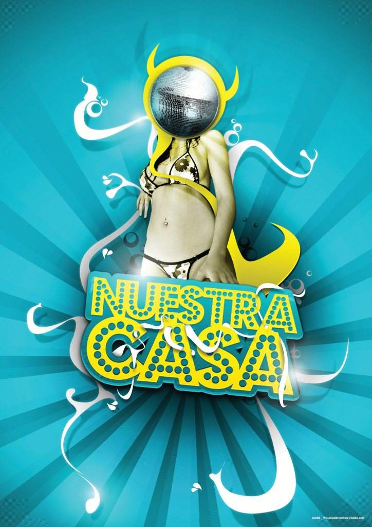 Nuestra Casa's Final Bar Vinyl Party Feat. Medway, Andrew Rose, Ben Clarke & Matt Hammond - フライヤー表