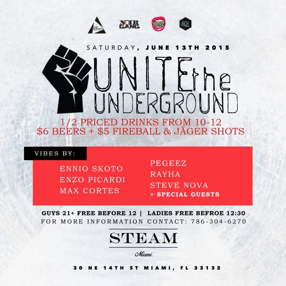 Unite The Underground - Página frontal