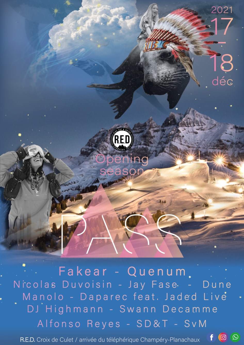 PASS Opening Week-end - Fakear, Quenum and Many More - フライヤー表
