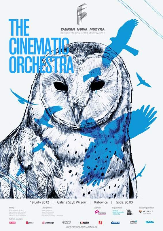 1. Before Tauron Nowa Muzyka Festival 2012 - Cinematic Orchestra - フライヤー表