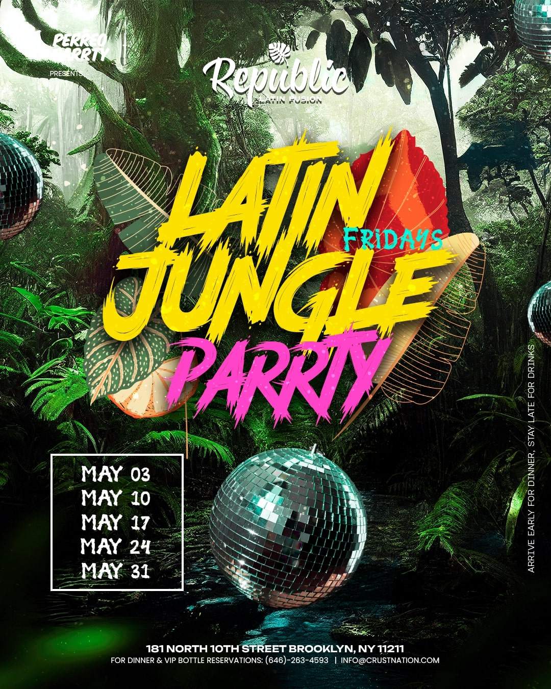 Reggaeton Jungle Parrty - Fridays at Republic - Latin Dance Party at ...