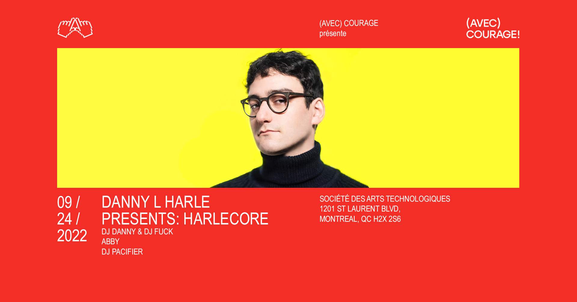 Danny L Harle presents: Harlecore - Montréal - Página frontal