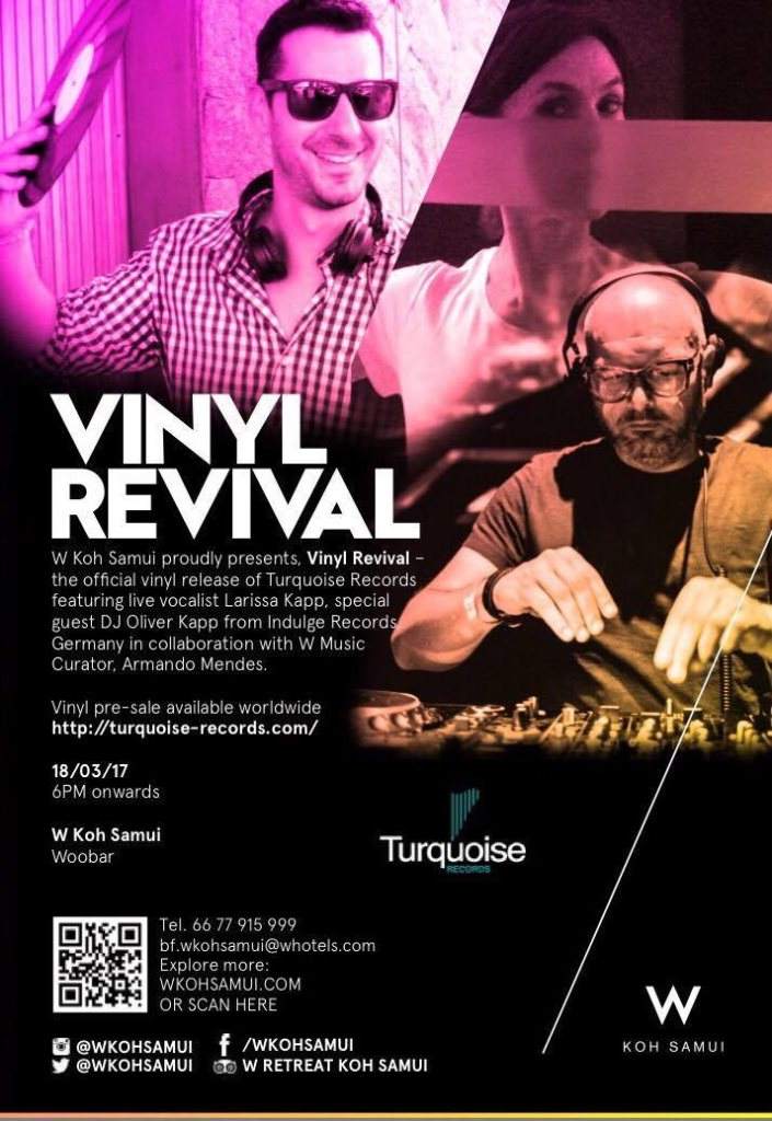 Vinyl Revival - Turquoise Records Showcase - フライヤー表