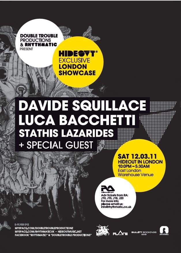 Rhythmatic presents Hideout Showcase with Davide Squillace & Luca Bacchetti - Página trasera