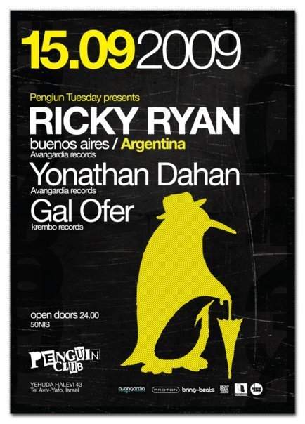 Penguin Tuesday with Ricky Ryan - フライヤー裏
