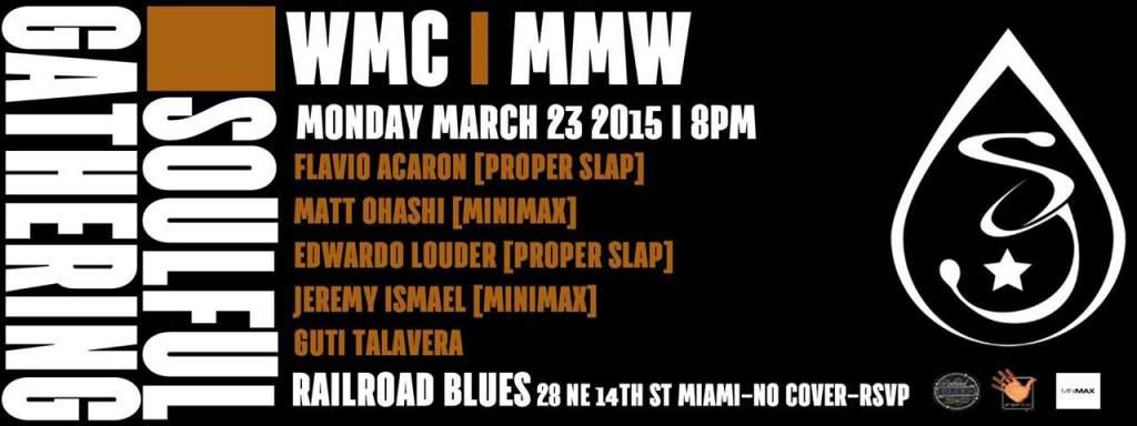 Soulful Gathering WMC / MMW Miami 2015 - フライヤー表