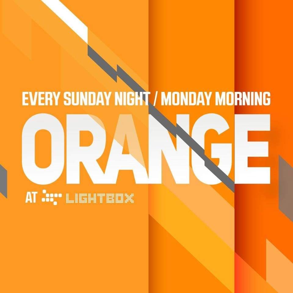 Orange in Lightbox - フライヤー表