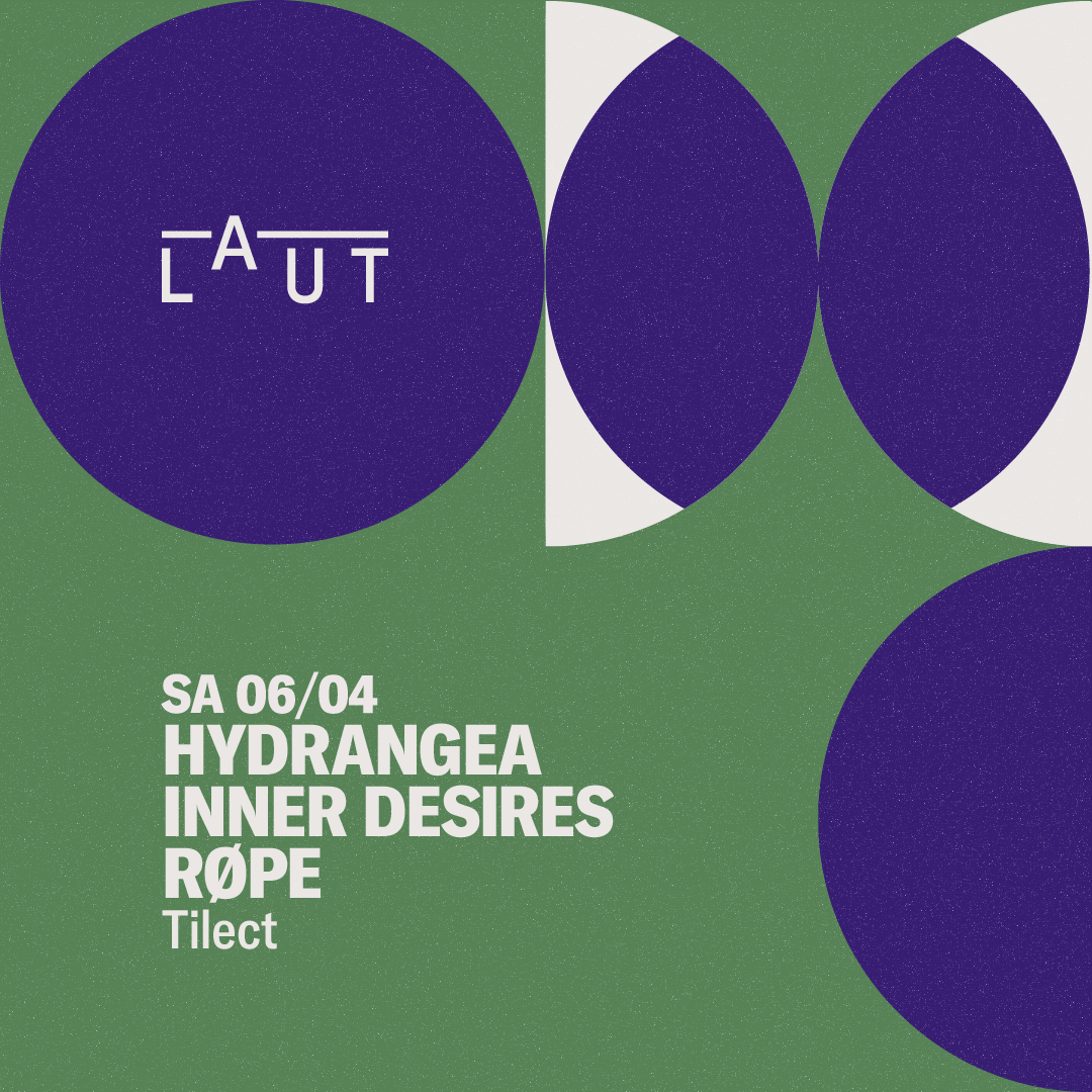 Hydrangea + Inner Desires + Røpe [Tilect] - フライヤー表