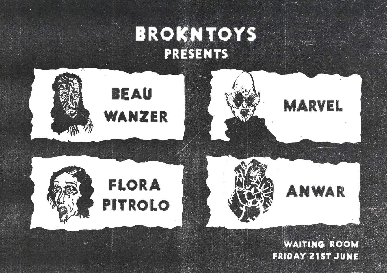 brokntoys presents Beau Wanzer - Página frontal
