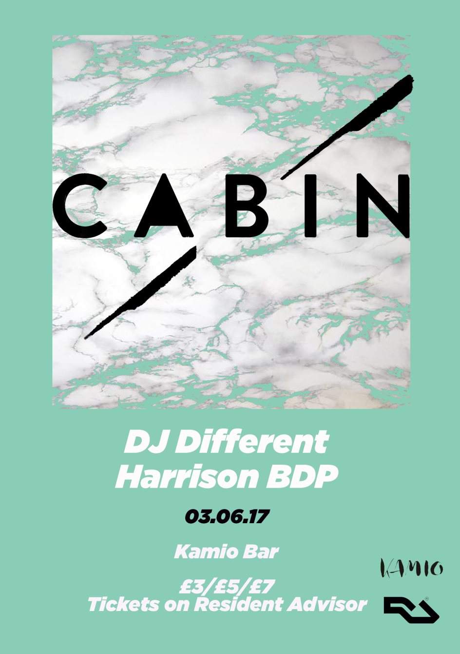 Cabin: DJ Different, Harrison BDP - Página frontal