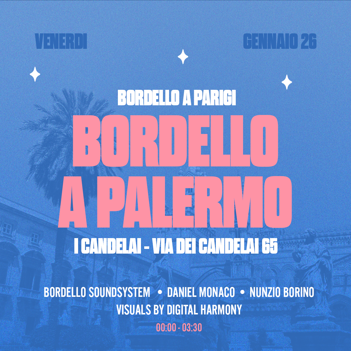 BORDELLO A PALERMO - フライヤー表