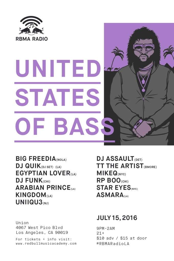 Red Bull Music Academy presents United States Of Bass - Página frontal