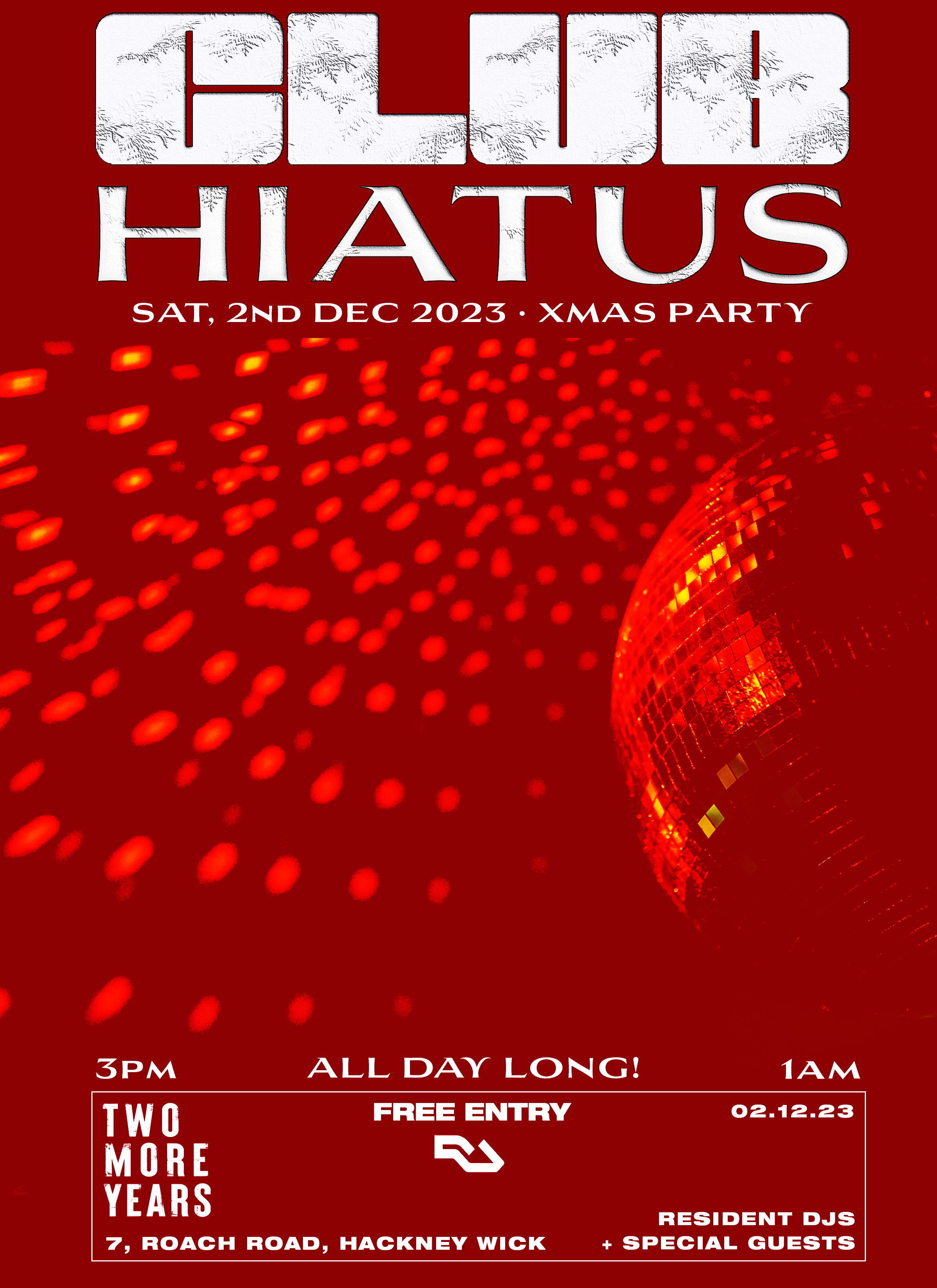 Club Hiatus Xmas Party - Página frontal