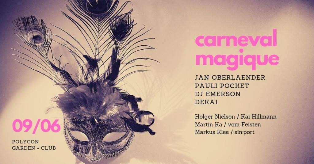 Carneval Magique - Free Open Air & Indoor / 27 Hours Rave - Página frontal