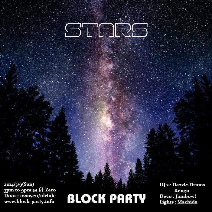 Block Party 'Stars' - フライヤー表