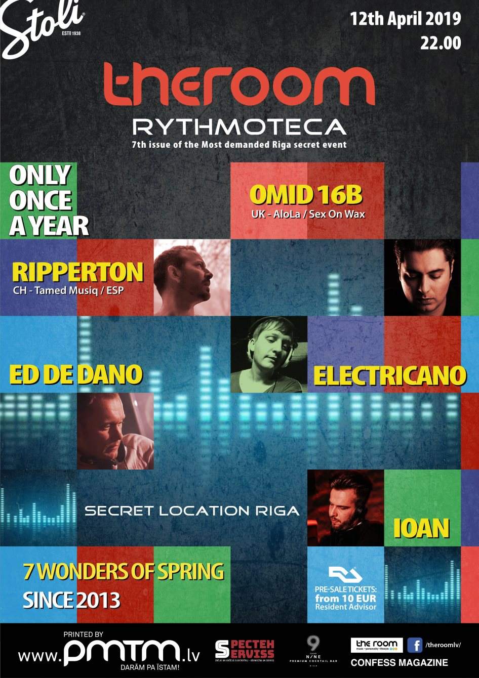 Theroom Live 2019 - Rythmoteca - Página trasera