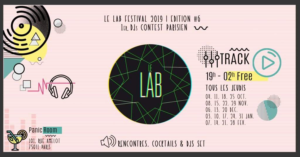 La Track _ lab Festival 2019 #15 - フライヤー表