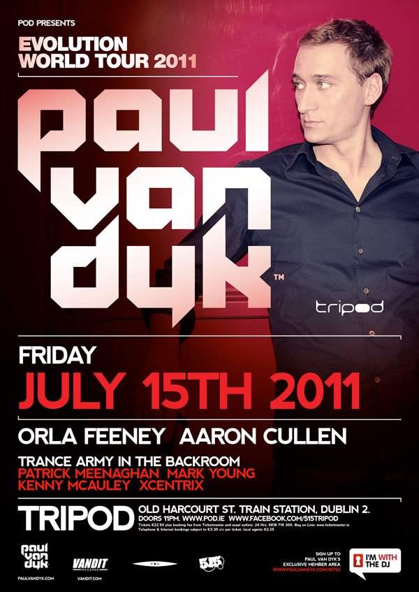 Pod presents Paul Van Dyk - Página frontal