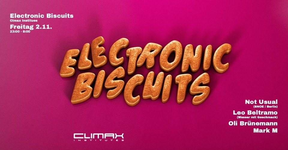 Electronic Biscuits with Not Usual & Leo Beltramo - Página frontal