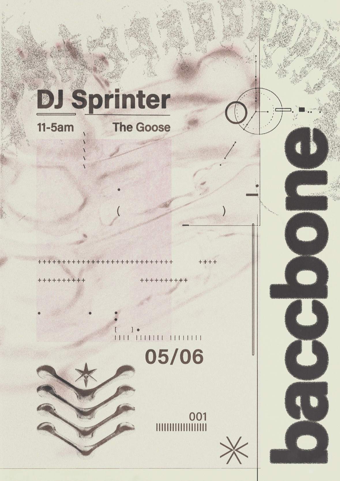 baccbone with dj sprinter [uk debut] at TBA - Secret Location - North ...