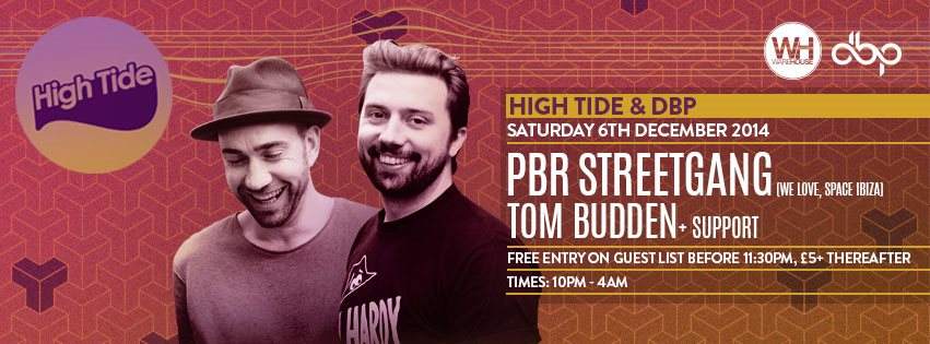 High Tide Free Party Feat. PBR Streetgang - Página frontal