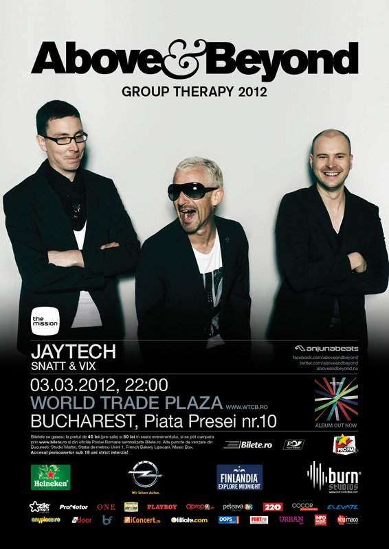 The Mission presents Group Therapy Tour 2012 - フライヤー表