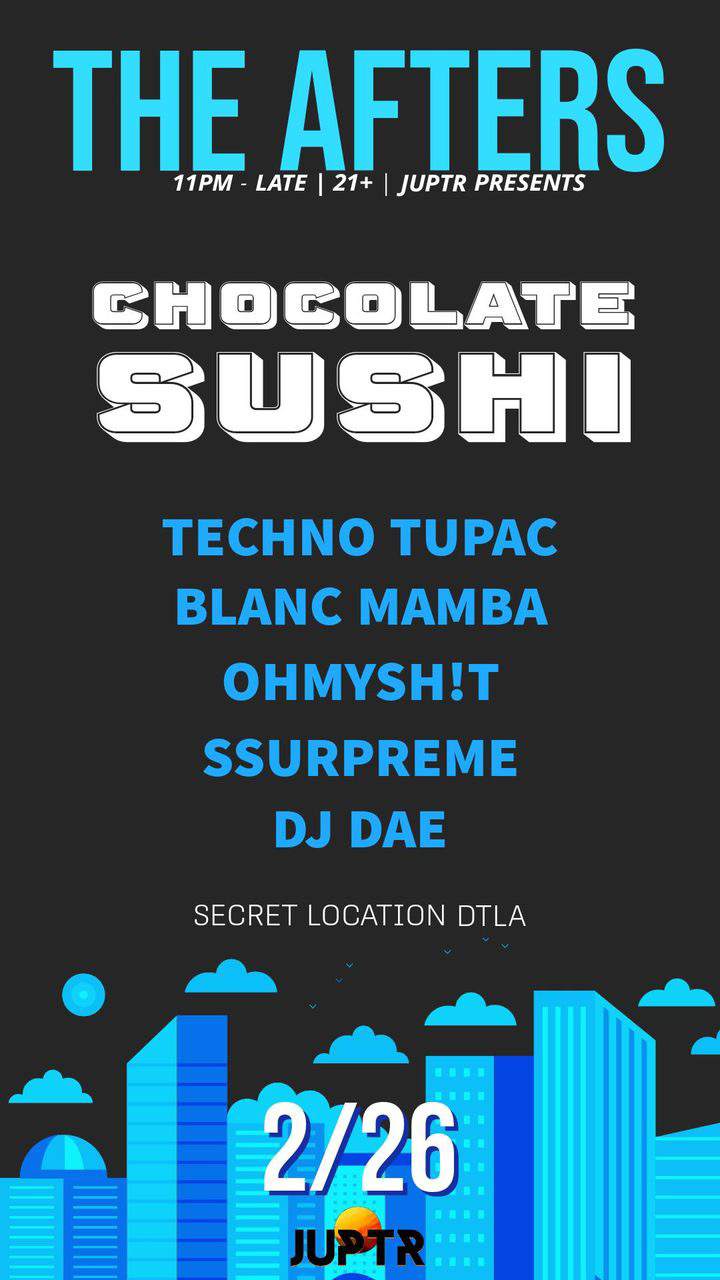 THE AFTERS (SKYLINE AFTER PARTY) at Juptr, Los Angeles