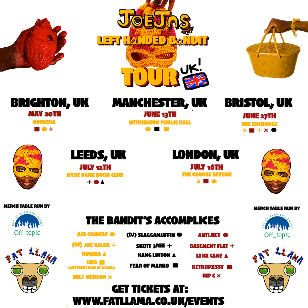 JoeJas' Left Handed Bandit Tour at Komedia Brighton, Brighton