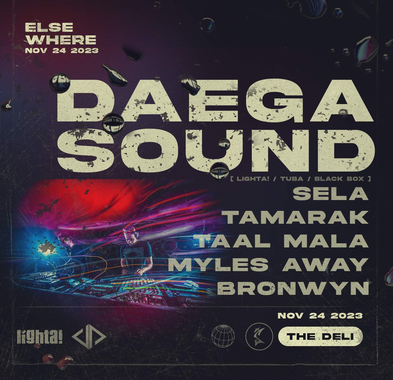 Daega Sound and Tamarak - フライヤー表