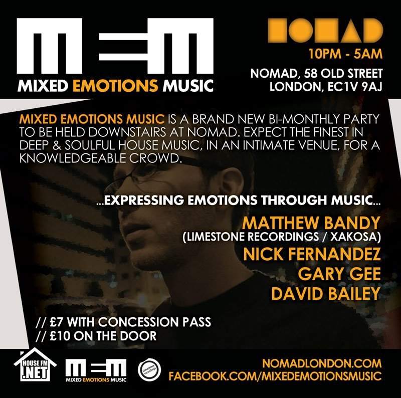 M.E.M Launch Party with Matthew Bandy - Página trasera