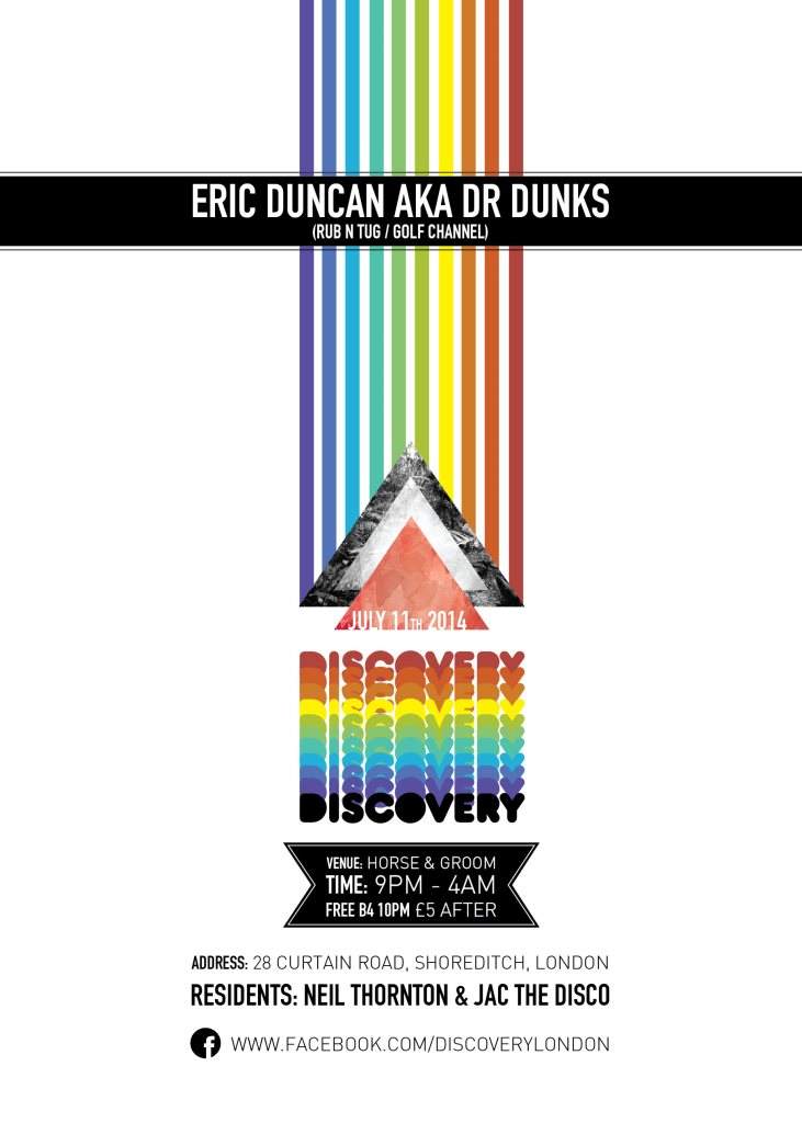 Discovery Meets Definition with Eric Duncan (Rub n Tug) & Jojo De Freq (Nagnagnag) - Página frontal