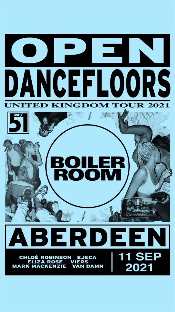 Boiler Room Aberdeen: Open Dancefloors Tour UK - フライヤー表