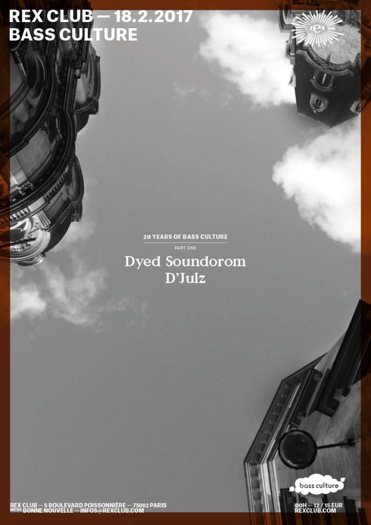 Bass Culture 20th Birthday Part 1: Dyed Soundorom, D'julz - Página frontal