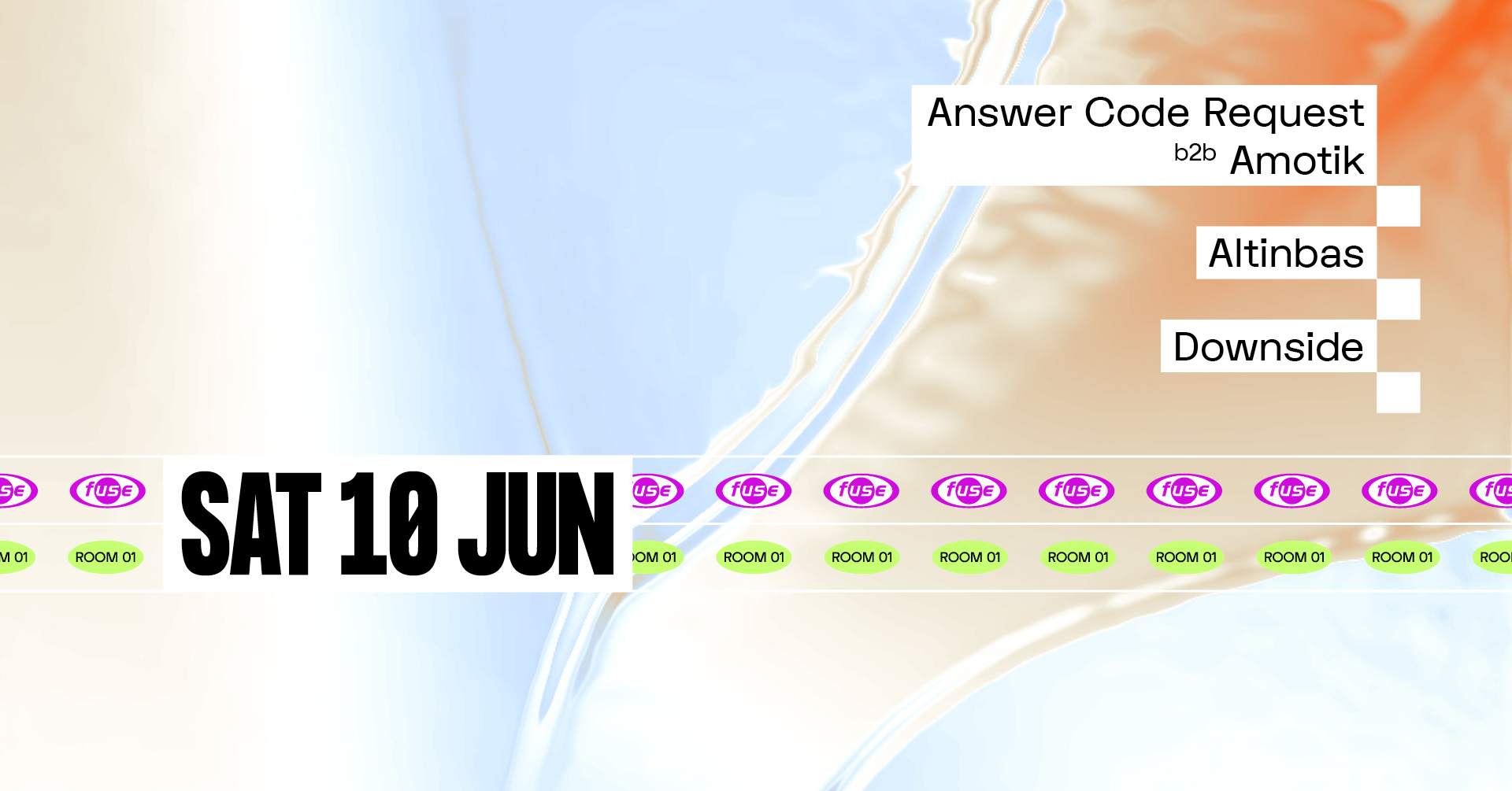 Fuse presents: Answer Code Request b2b Amotik at Fuse, Brussels